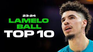 LaMelo Ball Top 10 Plays of the 2023-24 NBA Season (Highlights)