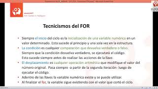 Curso Javascript U1·24 - Estructuras iterativas: FOR