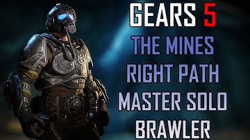 Gears 5 Master Solo Escape - The Mines (Right Path) (Brawler)