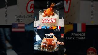 VOTE NOW! 🍗 USA Buffalo Wings vs FRANCE Duck Confit 🇫🇷 ⚔️🤤 #ASMR #mukbang #buffalo