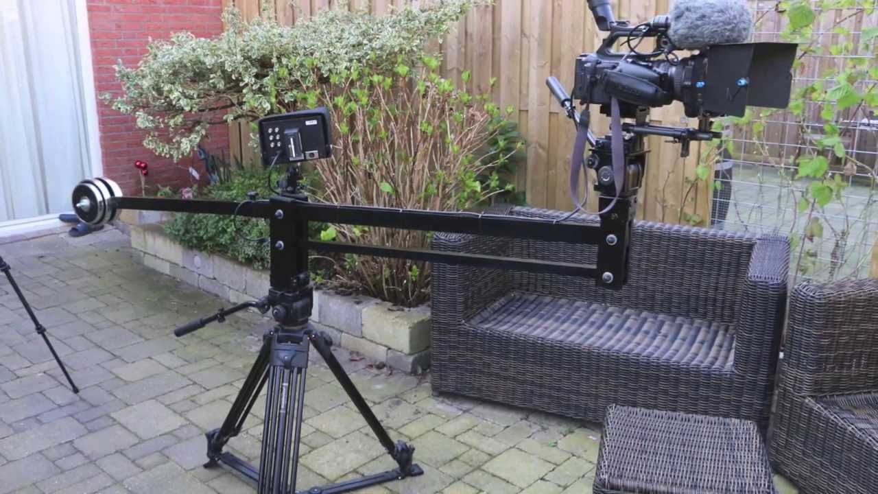 Homemade JIB CRANE - YouTube