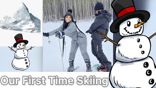 OUR FIRST TIME SKIING || BRECKENRIDGE SKI RESORT COLORADO || SHANZI AND NINO