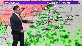 Houston forecast: Widespread rain expected Wednesday