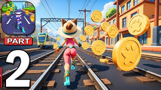Runner Heroes - Gameplay Walkthrough Part 2 - Cat Runner Subway Hero (Android, iOS)