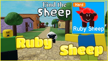 How to find the Ruby Sheep  - Roblox - Find the Sheep!