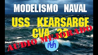 Modelismo Naval USS Kearsarge, CV-33, Necomisa 1/1200, 1979