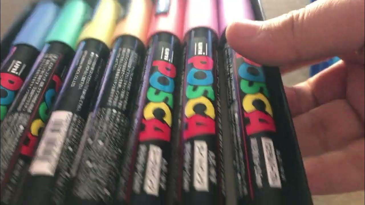 Unboxing My New Posca Markers! (Original) YouTube