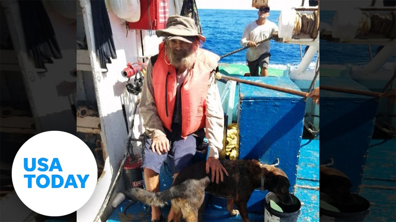 Fisherman, dog rescued after 3 months stranded at sea | USA TODAY