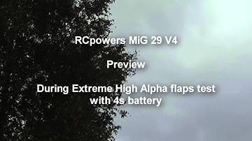 RCP Stuck in a Tree... MIG-29 V4 Flap test 4s