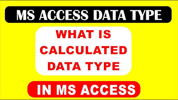 calculated field IN MS ACCESS | HOW CAN USE CALCULATED DATA TYPE IN MS ACCESS