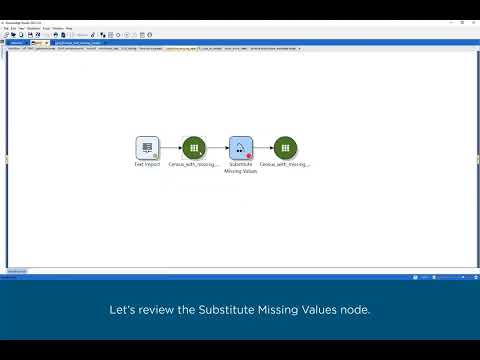 Substitute Missing Values in Altair® Knowledge Studio®