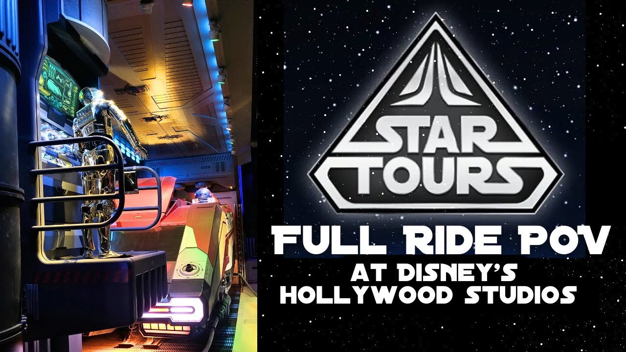 Star Ride Walt Disney World STAR WARS STAR TOURS at Hollywood Studios - Full Ride ...