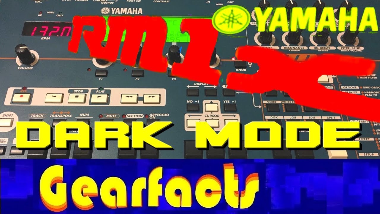 The Yamaha RM1x "DARK MODE" feat. Kozmix