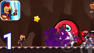 Sword Kinght - Dungeon Slash : Gamepley Walkthrough Part 1 Level 1 - 5 Tutorial ( iOS, Android ) screenshot 2