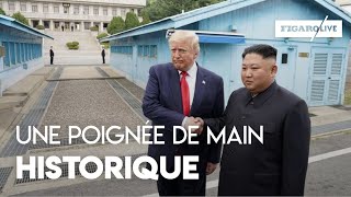 Corée : la poignée de main historique entre Donald Trump et Kim Jong Un