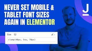 Never Set Mobile & Tablet Font Sizes Again! (CSS Clamp + Elementor)