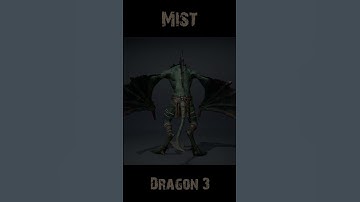 Mistdragon3 360 #character #rogerkint #3d #animation #gaming #unity #unreal #mist