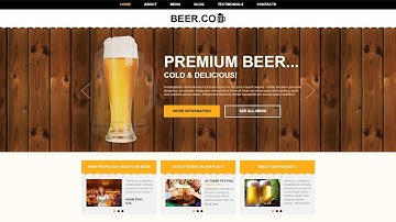 Pub Responsive Joomla Template - 48497