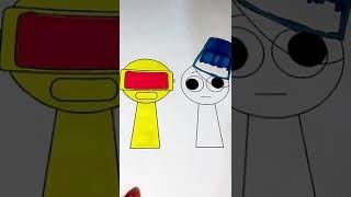 Sprunki Duo Coloring Pages#Sprunki #SprunkiDuo #ColoringPages #CuteCharacters #PrintableArt