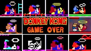 All 🦍Donkey Kong🦍 GAME OVER Screens - Official & Fan-Games
