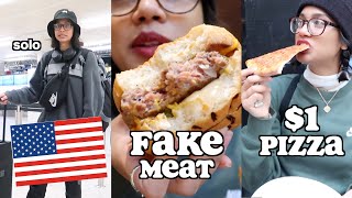 living in NYC for 72 hours *trying $1 pizza* | clickfortaz