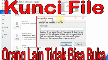 Cara Mengunci File Word dan Excel Dengan Mudah