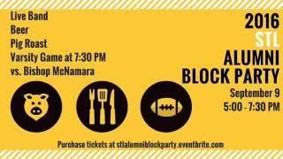 Mr. Rezek Invites YOU to the STL Alumni Block Party