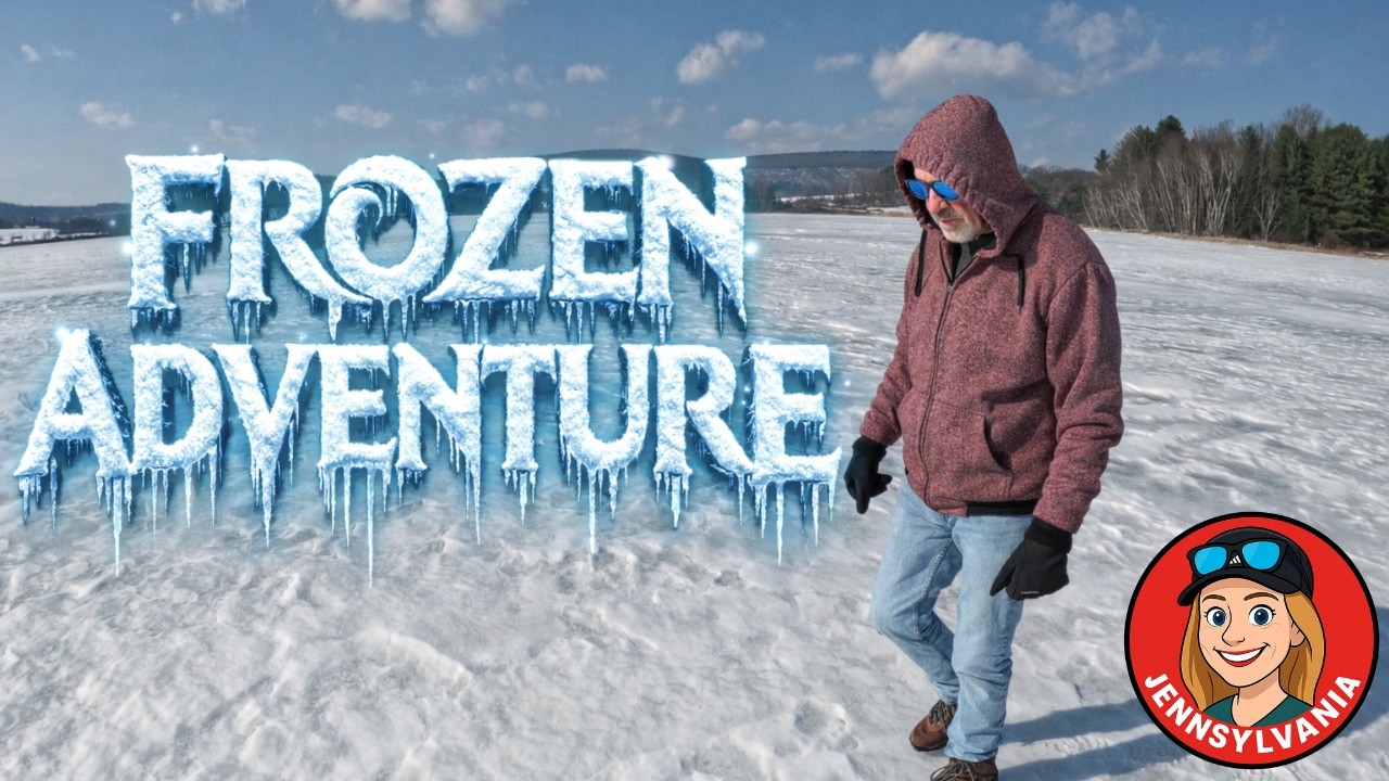 Walking on a Frozen Lake?! | Winter Exploring in Lycoming County, PA