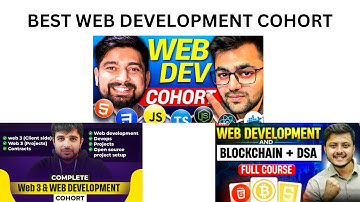 Best web development course ?  |COHORT 3| Rohit negi | Hitesh Choudhary & Piyush garg