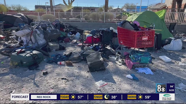 'Getting out is near impossible', locals react to homeless crisis in Las Vegas