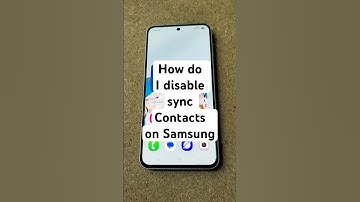 How do I disable sync Contacts on Samsung