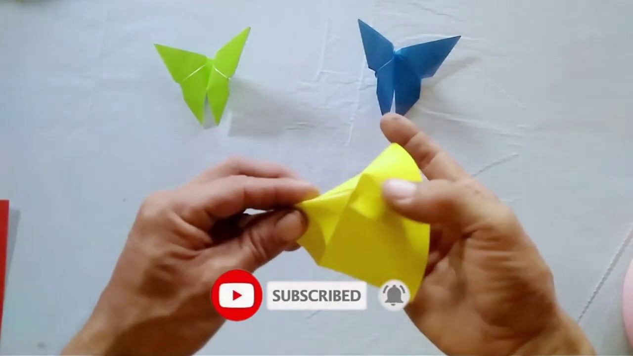  Cara  Mudah Membuat  Kupu  kupu  dari  Origami Creative Day 