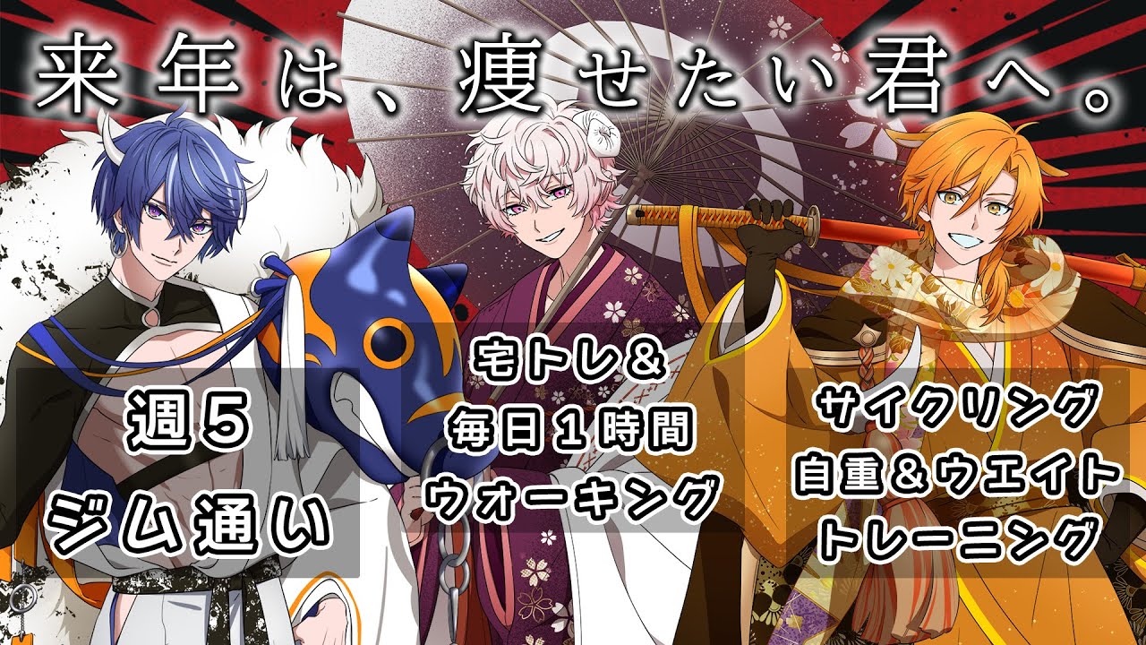 筋肉について本気出して考えてみたらいつでも同じところに行きつくのさ【藍月すりっぷ/彩音れおん/星乃歌カズ】