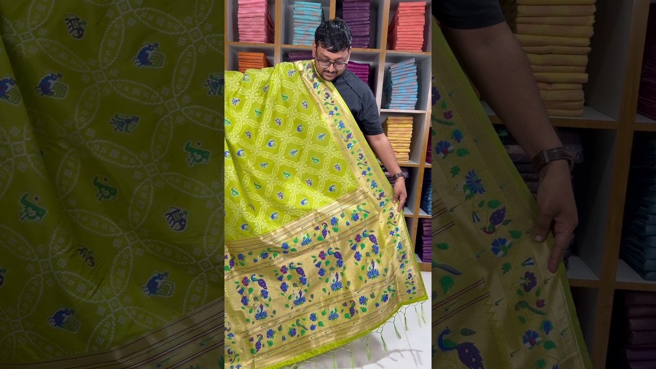 Bandhani Patola Silk Paithani Saree