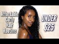 AFFORDABLE Curly Hair Routine UNDER $25 (From Start to Finish!) | Naturally Curly Hair