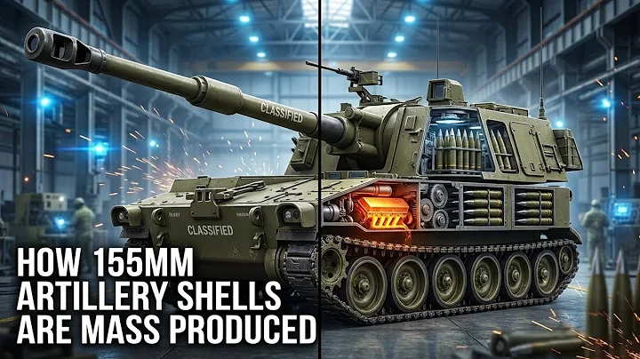How 155mm Artillery Shells Are Mass Produced – The Ammo Factory That Never Sleeps (Full Process)