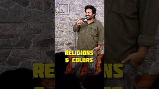 Religions and Colors 😂 #standupcomedy #telugustandupcomedy #telugufunnyvideos