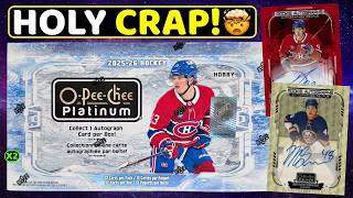 STUPID BIG PULL! - 2025-26 O-Pee-Chee Platinum Hockey Hobby Box Break x2