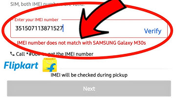 Flipkart Fix IMEI number does not match Problem Solve