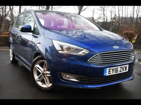 Used Ford Grand C Max 2 0 Tdci Titanium X 5dr Deep Impact Blue 16 Youtube