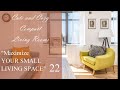 Cute and Cozy Compact Living Rooms | Maximize Your Small Living Space # 22