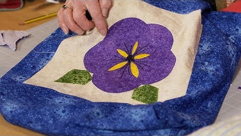 Clamshell Pansy Patchwork with Jennie Rayment (Taster Video)
