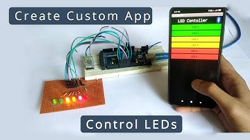 How to create own android app to control arduino led
