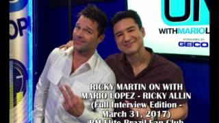(FULL AUDIO INTERVIEW) Ricky Martin | On With Mario Lopez