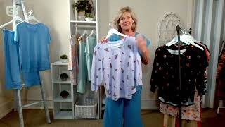 Cuddl Duds Cottonwear + Pick of the Day Smocked Top on QVC