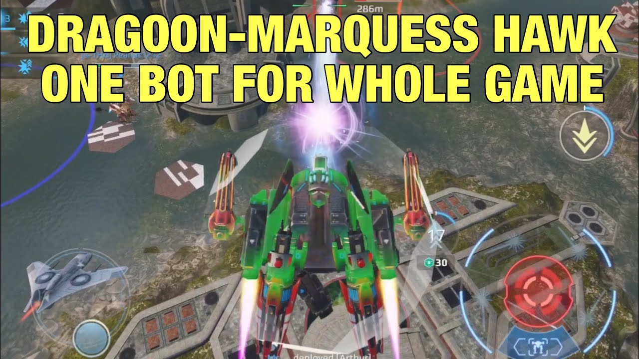 Dragoon-Marquess Hawk vs. Nucleon-Quarker Hawk Comparison Gameplay Part 1 | War Robots Beacon Rush