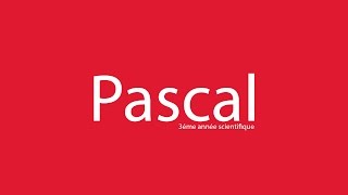 [ TN : 3éme anné ] Input & Output en Pascal