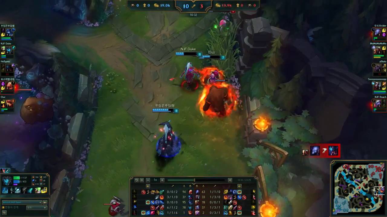 NJF Duke - Kalista(with Annie) contra Tristana - Roach, KR LOL SoloQ Highlights