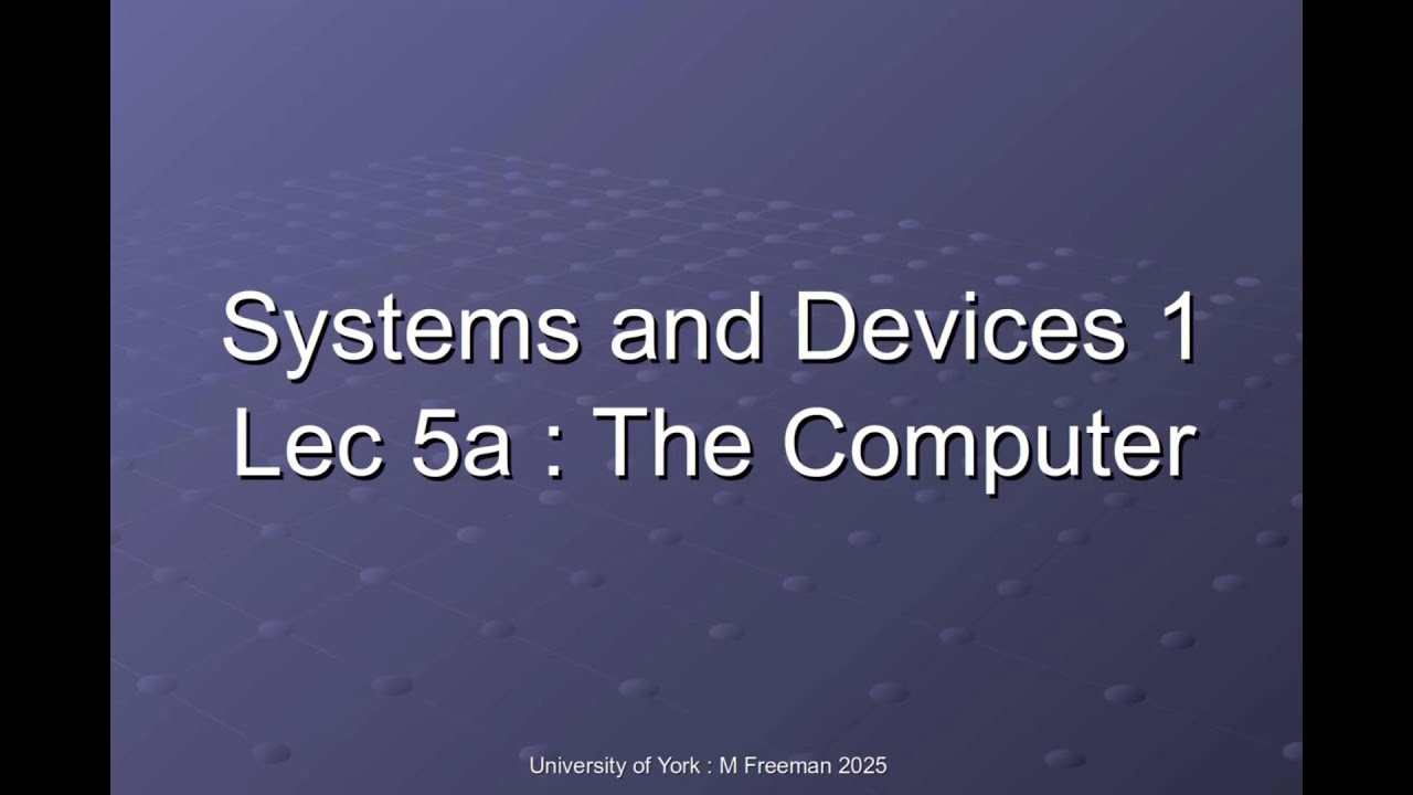 SYS1 - Лекция 5A