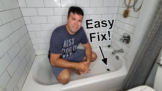 Bathtub Drain Leak Repair // Leaking Bathtub Drain // How To Fix Leaking Bathtub